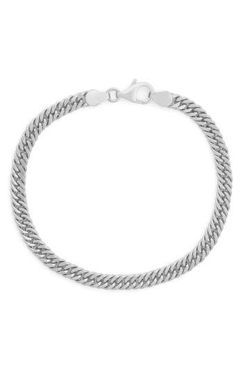 Shop Fzn Curb Chain Bracelet In White