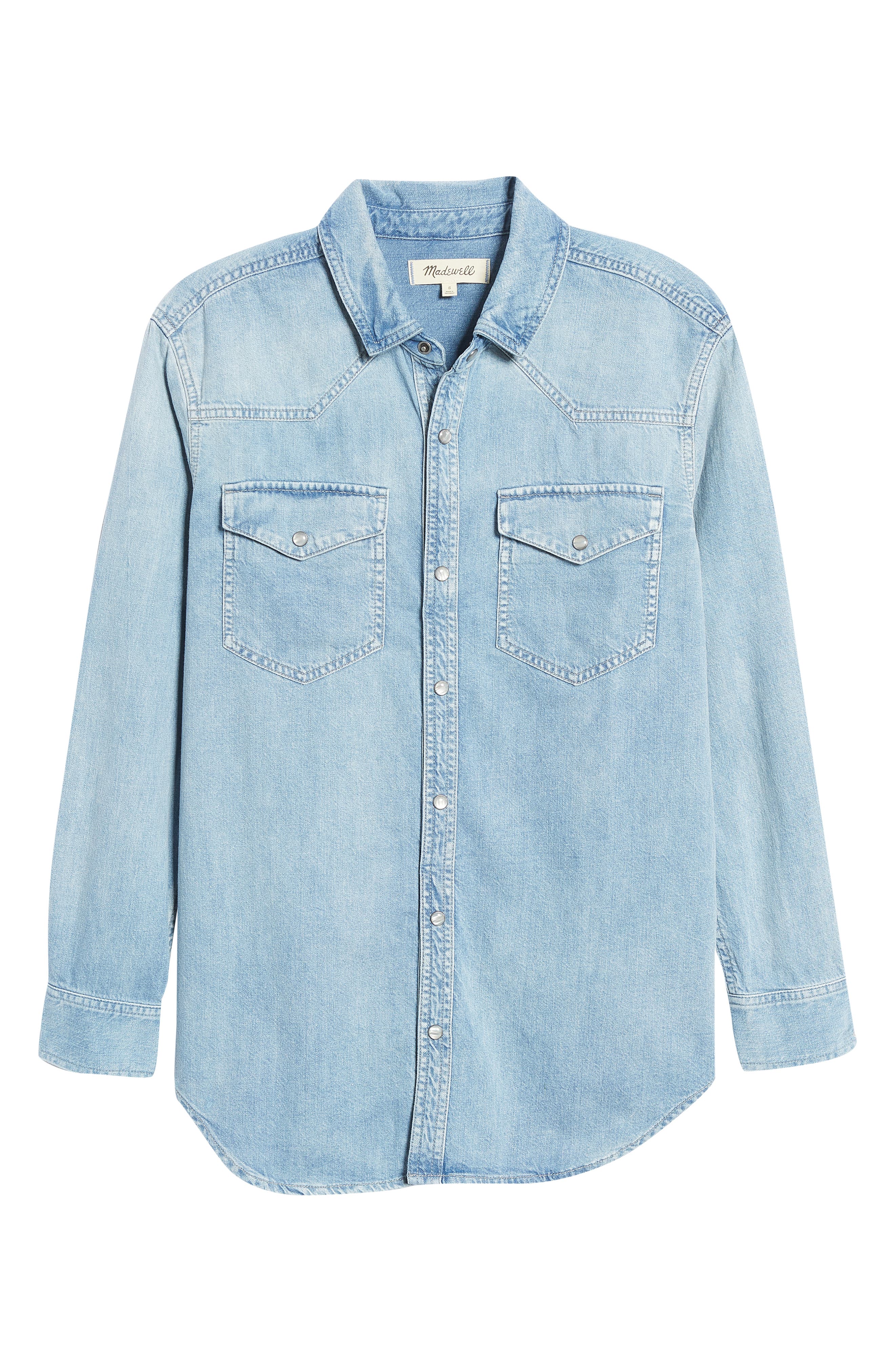 Madewell Denim Snap Western Shirt 