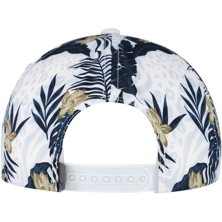 Shop Puma White The Players Tropics Tech Rope Flexfit Adjustable Hat