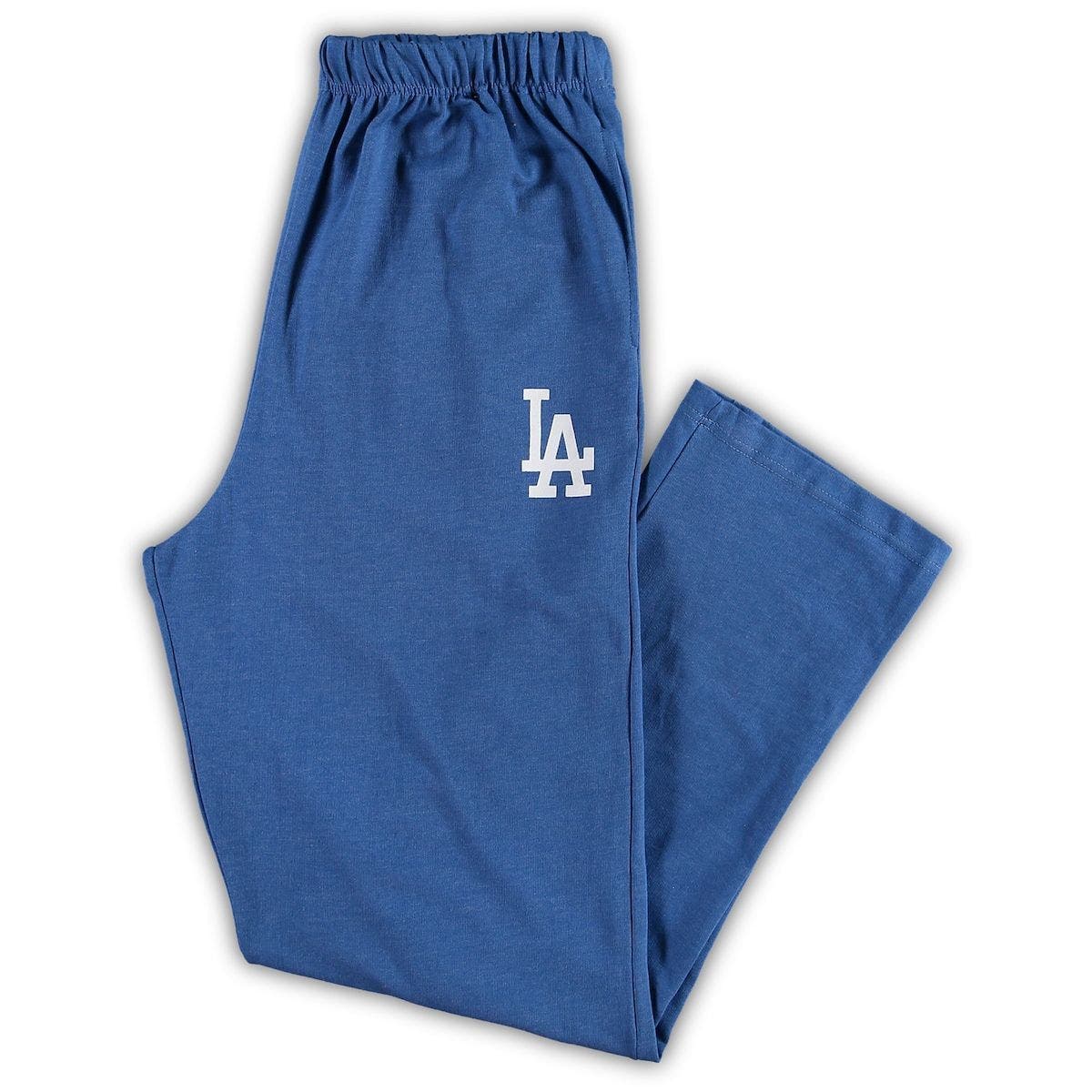 PROFILE Men's Heathered Royal Los Angeles Dodgers Big & Tall Pajama