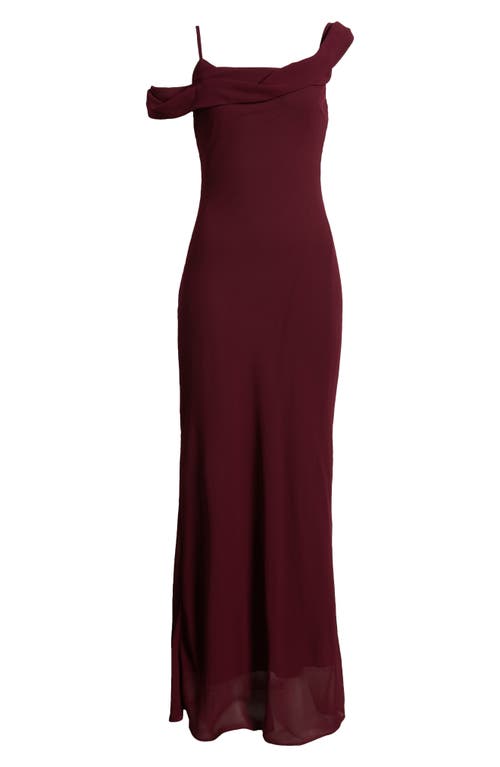 Shop Lulus Exemplary Impression Cocktail Dress In Burgundy