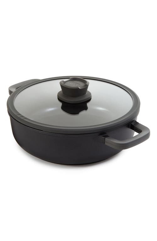 Berghoff Leo Stone Nonstick 5-quart Covered Sauté Pan In Black