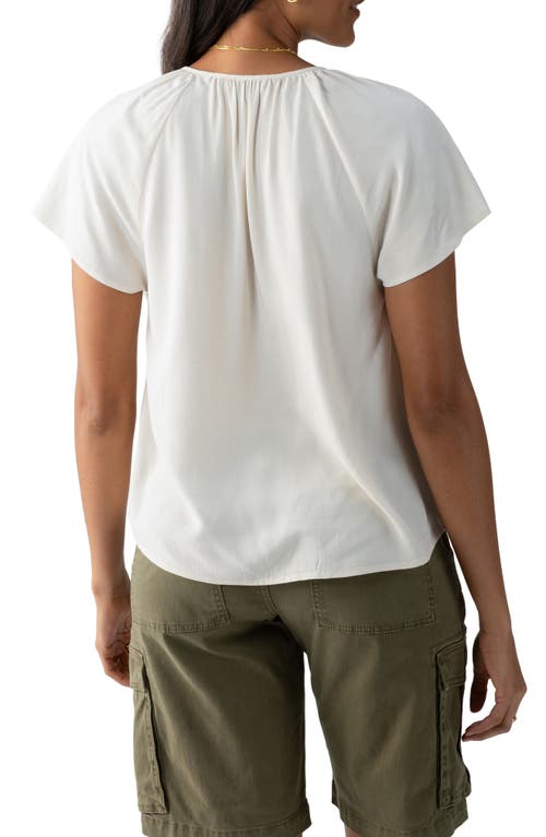 Sanctuary Golden Dream Embroidered Top In Birch