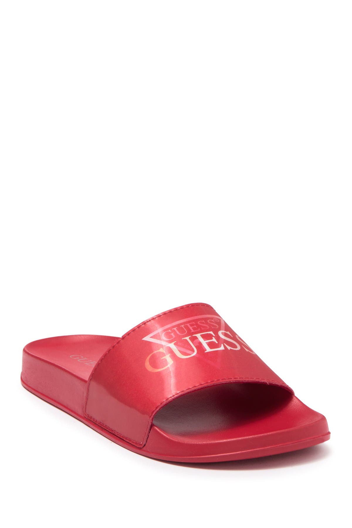 guess slide sandals