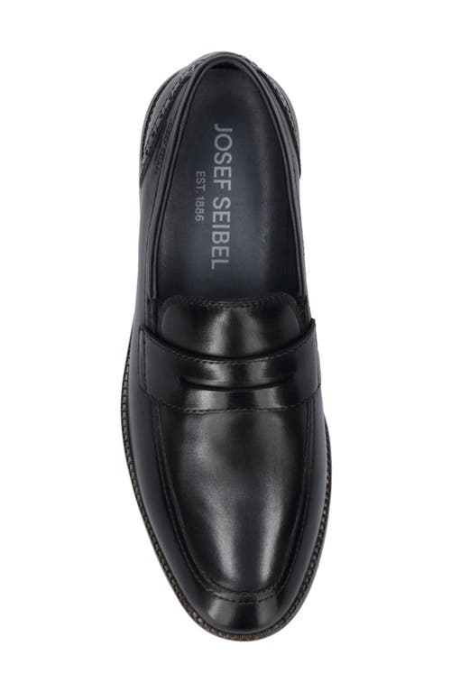 Josef Seibel Tyler 10 Penny Loafer In Black