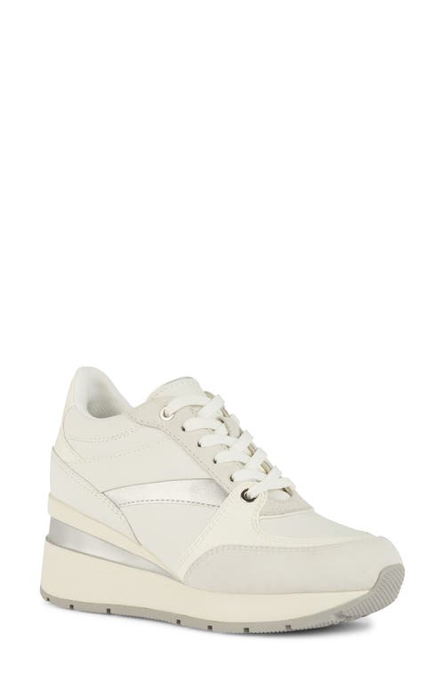 Zosma Wedge Sneaker in White