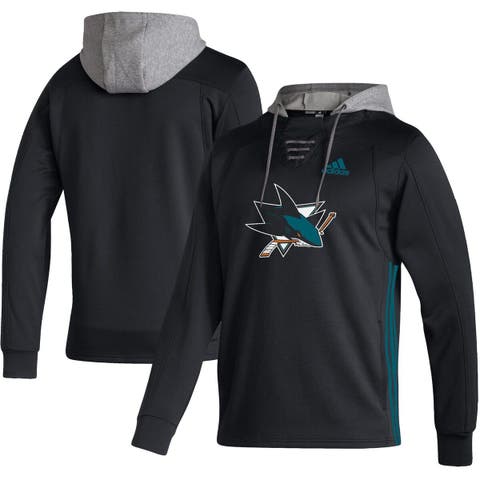 Men's '47 Teal/Black San Jose Sharks Superior Lacer Pullover Hoodie