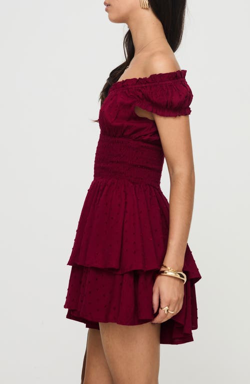 PRINCESS POLLY PRINCESS POLLY THE LOVE GALORE OFF THE SHOULDER ROMPER