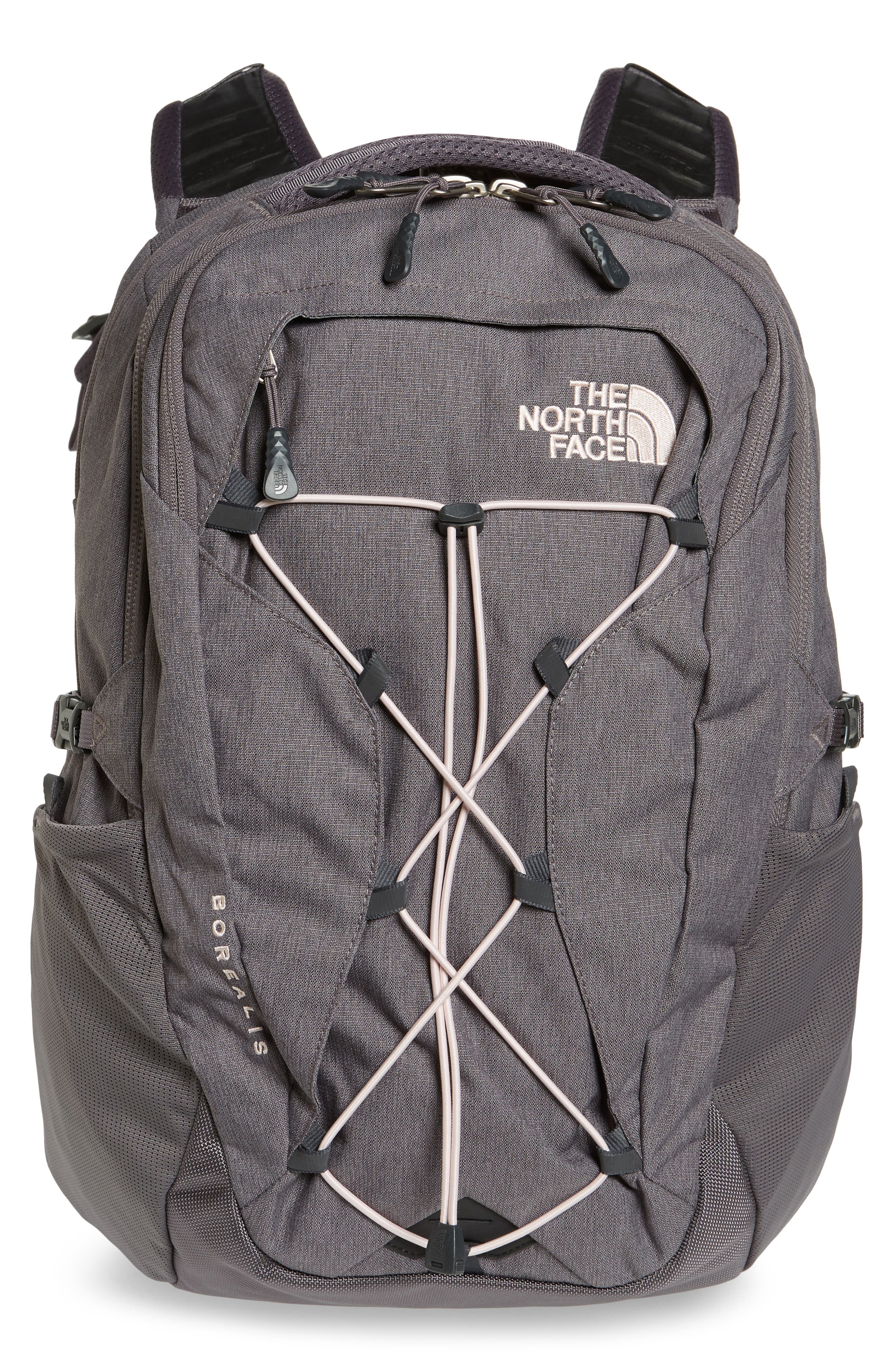 north face backpack borealis grey