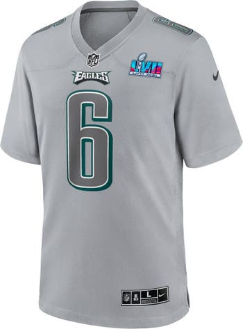 Men's Nike Gray Philadelphia Eagles Logo Essential T-Shirt Size: Large