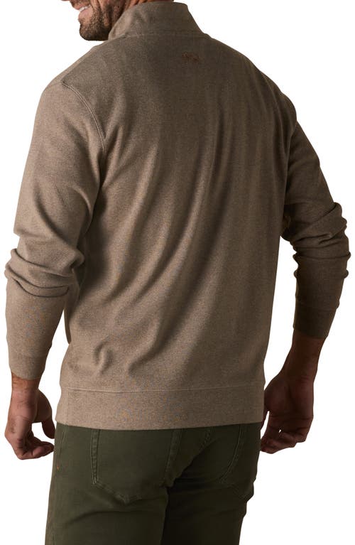 The Normal Brand Puremeso Mock Neck Top In Taupe