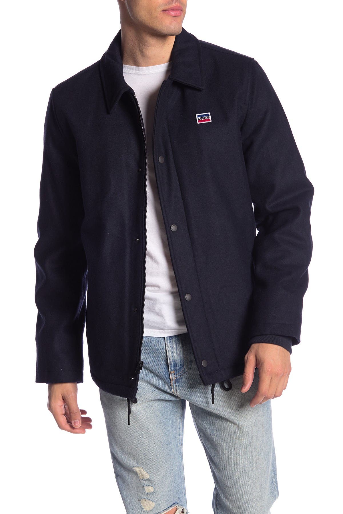 faux fur varsity jacket