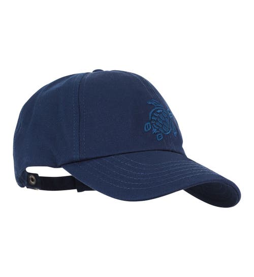 Vilebrequin Embroidered Baseball Cap In Bleu Marine