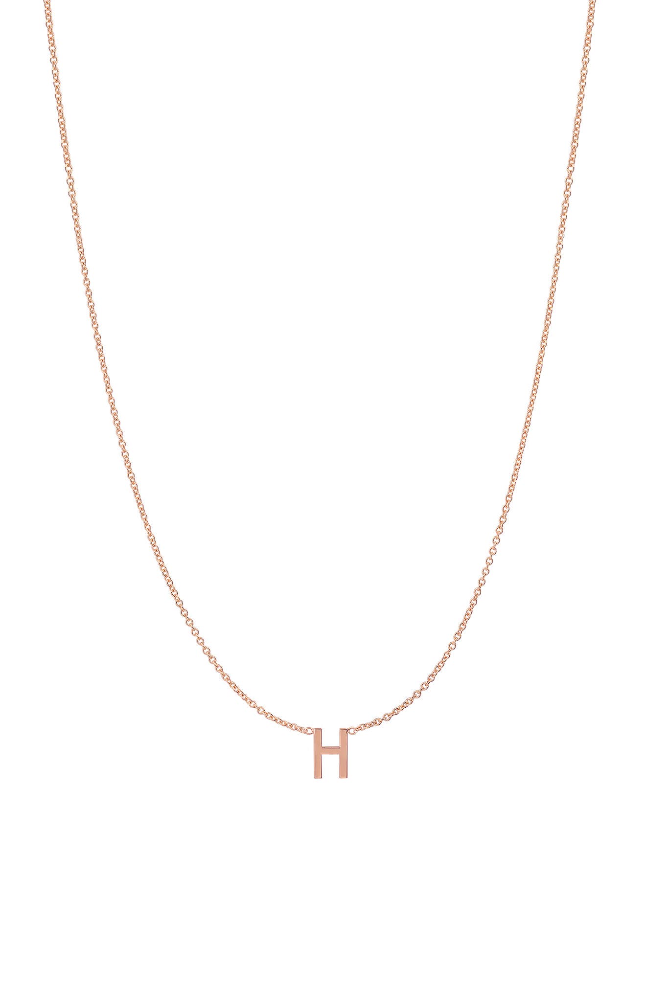 bychari initial necklace