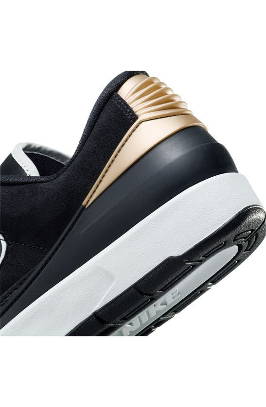 Shop Jordan Air  2 Retro Sneaker In Black/ Varsity Red/ Gold