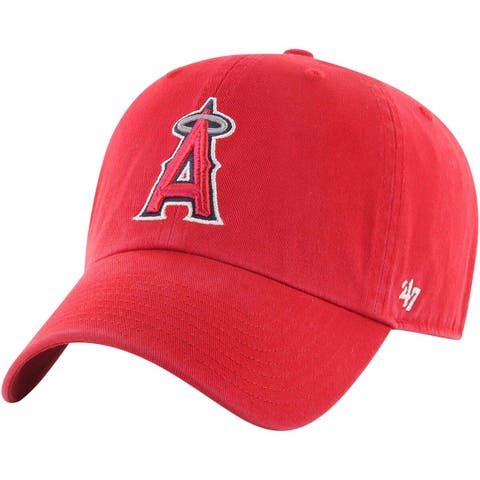  Youth FLAT BRIM Los Angeles Angels Home Red Hat Cap