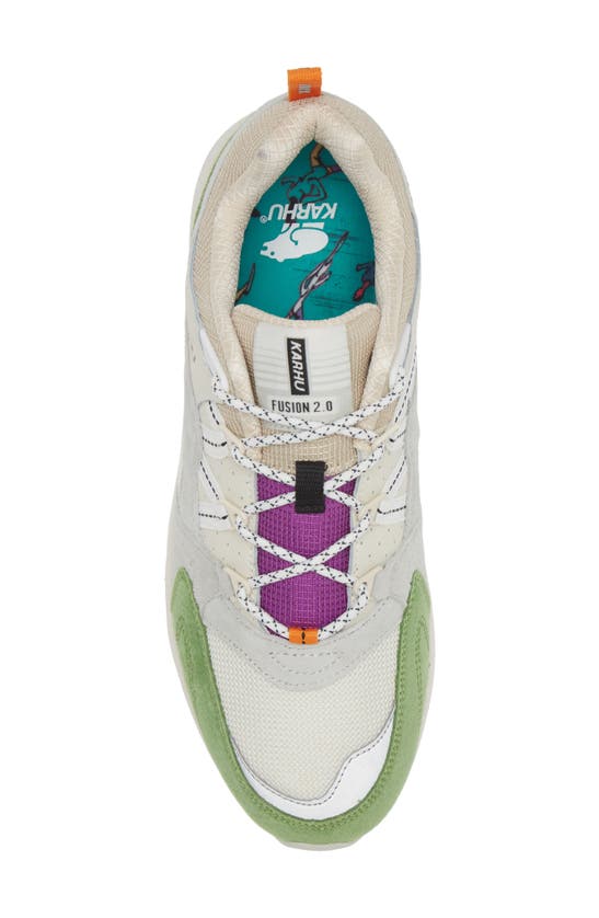 Shop Karhu Gender Inclusive Fusion 2.0 Sneaker In Piquant Green/ Bright White