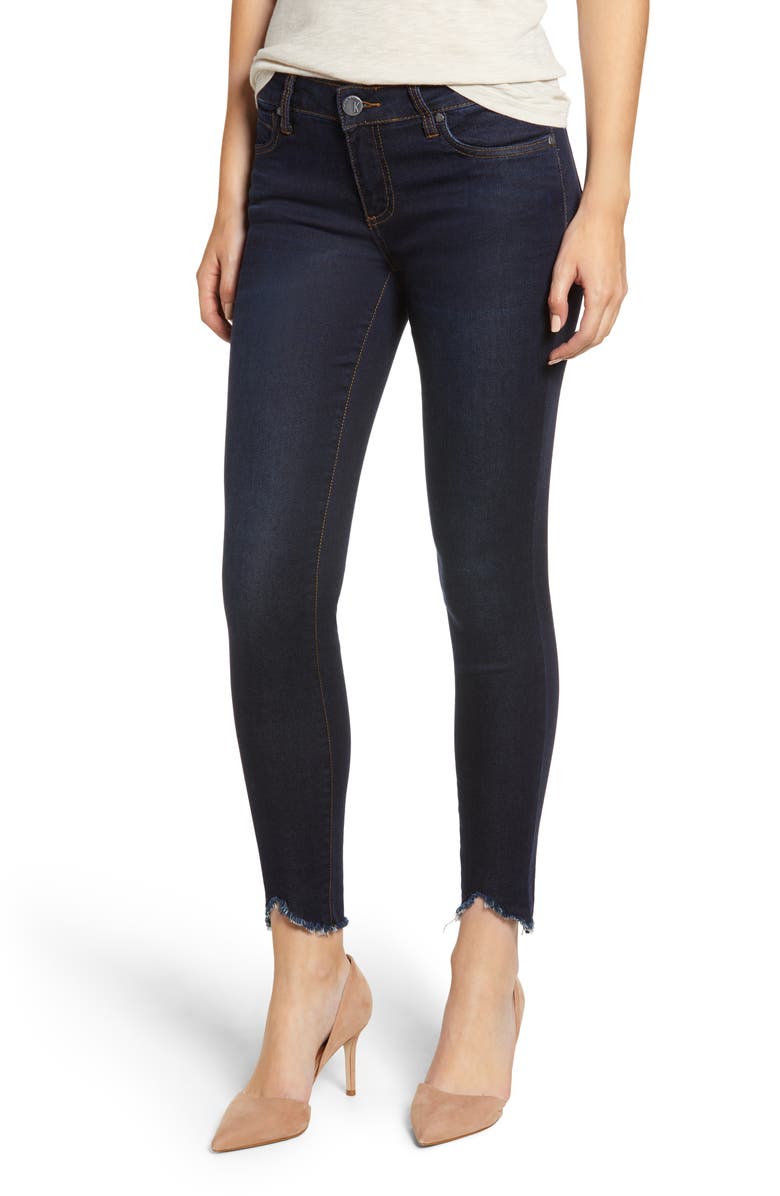 KUT from the Kloth Connie Frayed Ankle Skinny Jeans (Observant) | Nordstrom