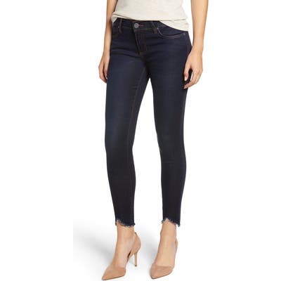 Kut From The Kloth Connie Frayed Ankle Skinny Jeans, Blue