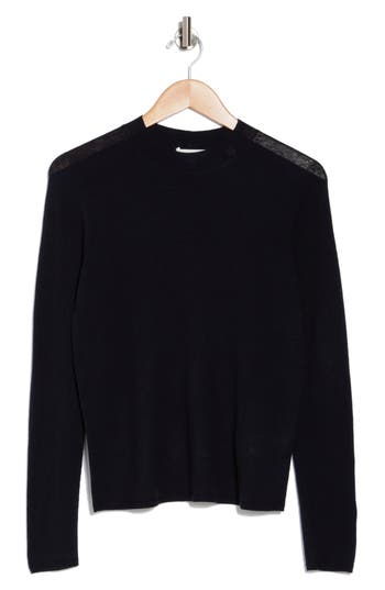 Vince Seamless Wool Blend Sweater In Coastal
