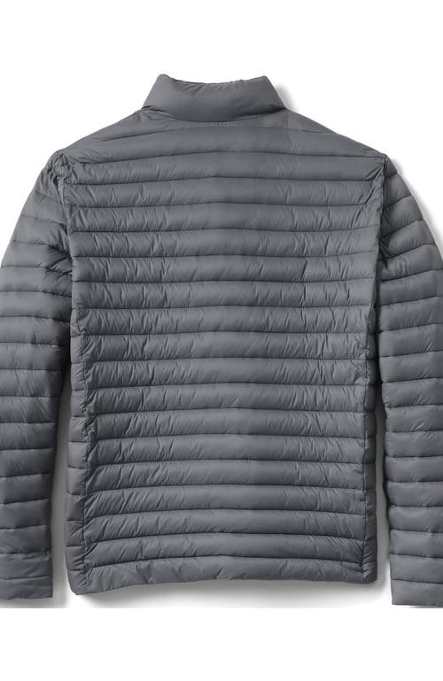 Lands' End School Uniform Thermoplume Jacket In Arctic Gray