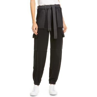 Cotton Citizen Brooklyn Cargo Sweatpants, Black
