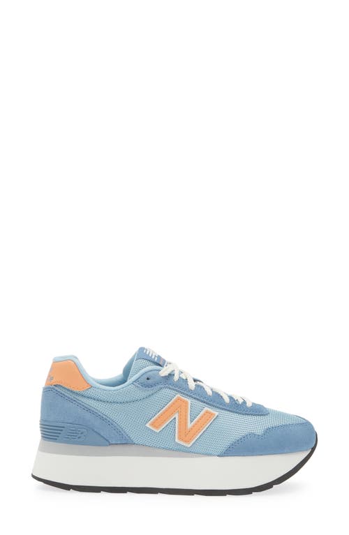 New Balance 515h Platform Sneaker In Chrome Blue/heron Blue