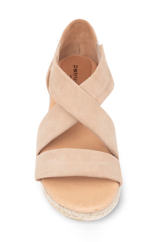 Shop Patricia Green Eliza Platform Wedge Espadrille Sandal In Taupe