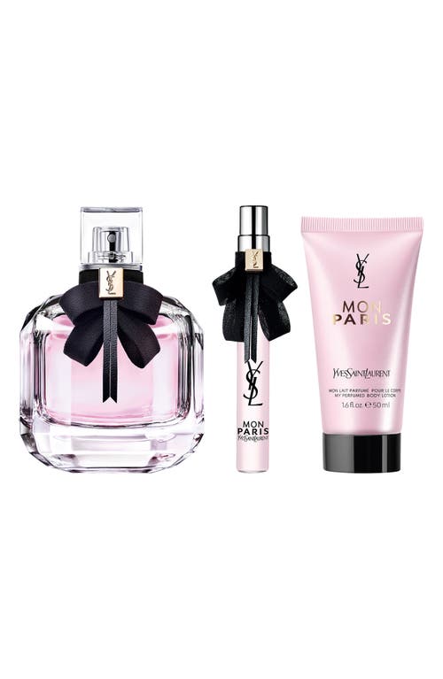 Yves Saint Laurent 3-Piece Mon Paris Eau de Parfum Gift Set (Limited Edition) $180 Value 