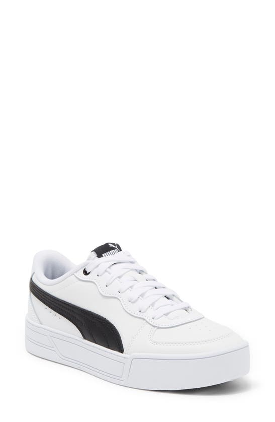 Puma Skye Sneaker In  White- Black