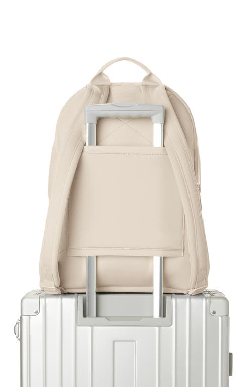 Shop Dagne Dover Dakota Large Neoprene Backpack In Oyster