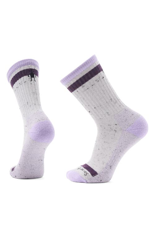 Shop Smartwool Everyday Larimer Crew Socks In Ultra Violet