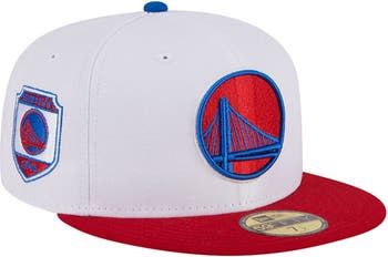 New Era Men's New Era White/Red Golden State Warriors 59FIFTY Fitted Hat