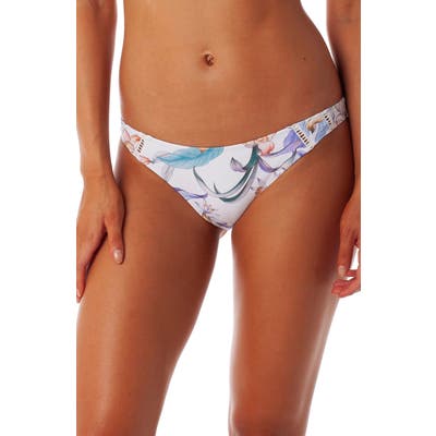 Rhythm Copacabana Cheeky Bikini Bottoms, White