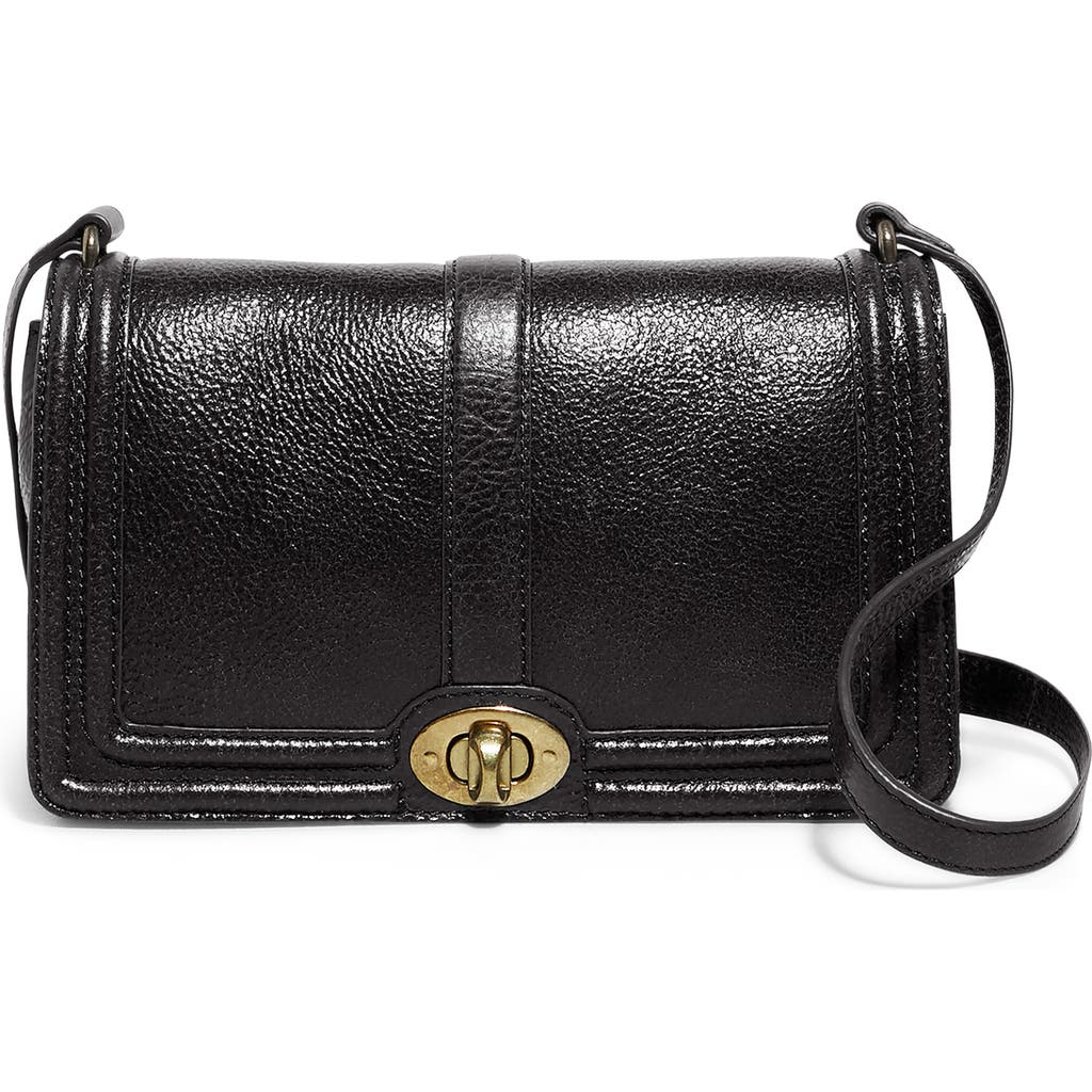 American Leather Co. Becky Leather Crossbody Bag In Black