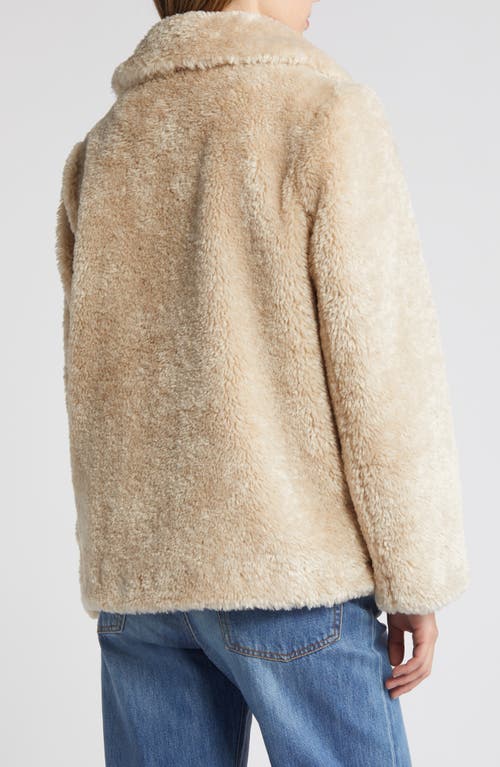 Sam Edelman Butter Teddy Jacket In Bleached Wheat