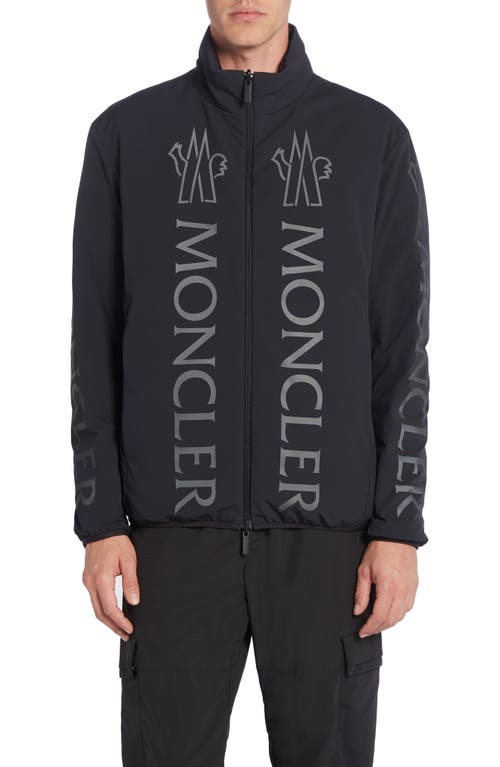 Moncler Ponset Reversible Water Repellent Down Puffer Jacket Black at Nordstrom,