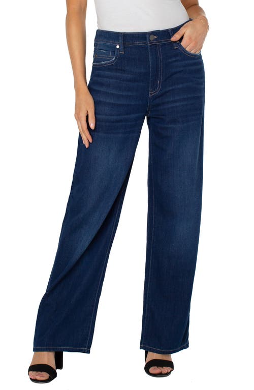 Liverpool Los Angeles Tucker High Waist Crop Straight Leg Jeans in Wolford