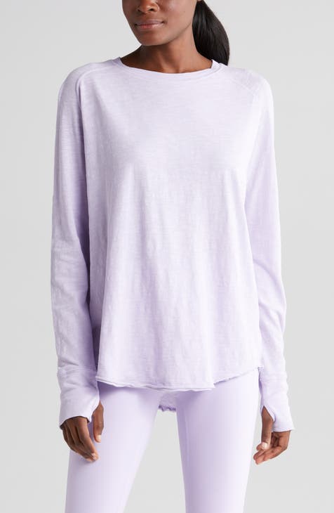 Women's Basic Long Sleeve Crew Neck T Shirt Bright Magenta Small :  : Clothing, Shoes & Accessories