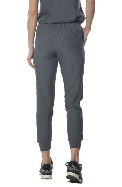 Shop Members Only Valencia Jogger Scrub Pants In Graphite