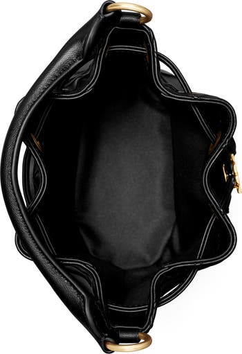 Tory Burch, Bags, Tory Burch Fleming Soft Boucle Mini Bucket Bag Carbon  Style 89764 Nwt