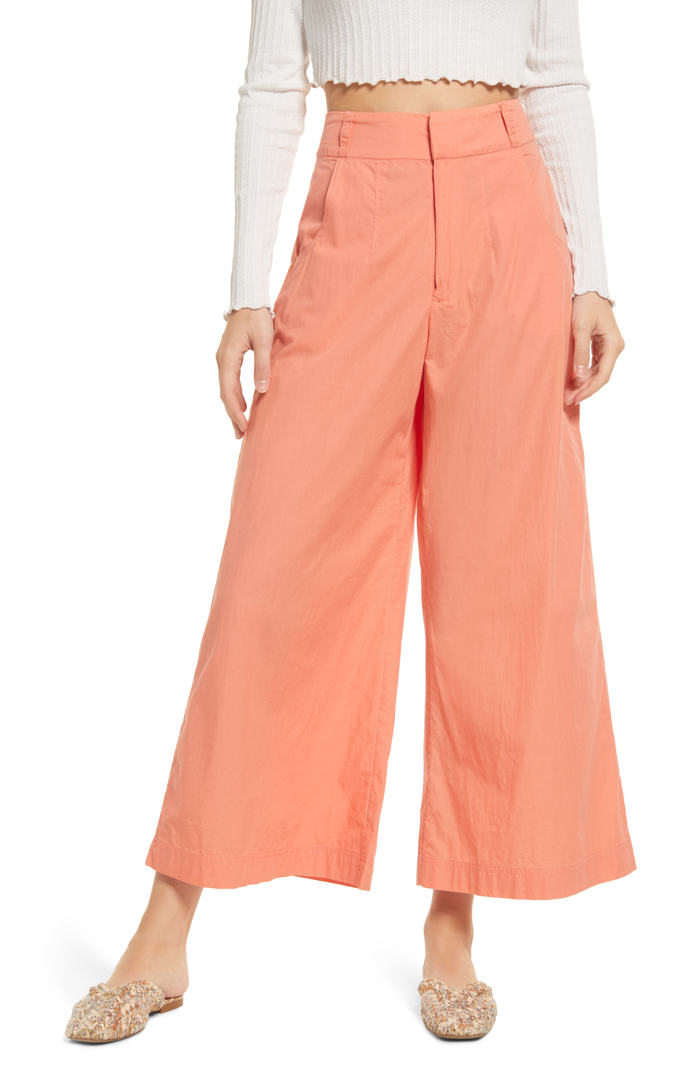 Free People Menorca Crop Wide Leg 
