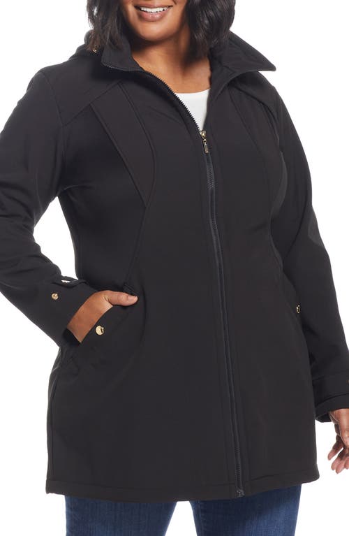 Soft Shell Water Resistant Jacket in Black