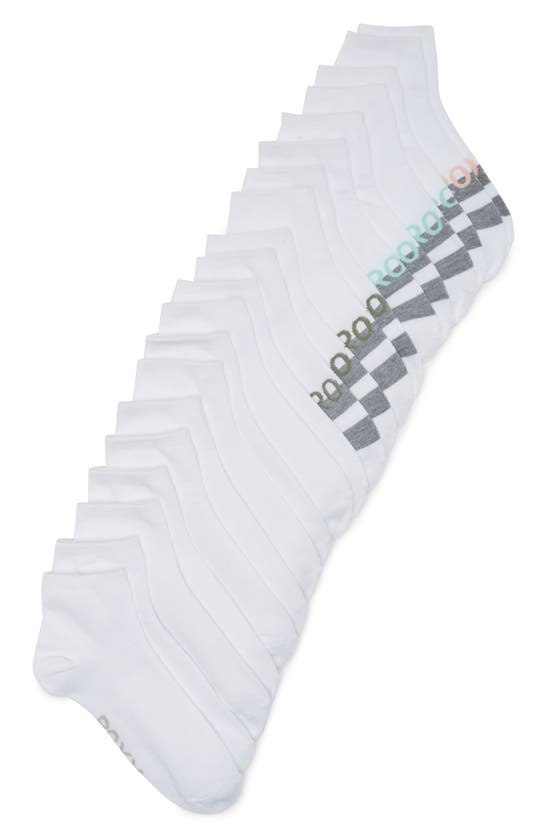Shop Roxy 10-pack Quarter Crew Socks In White