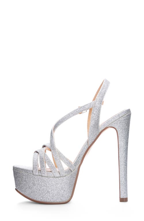 CHINESE LAUNDRY CHINESE LAUNDRY TEASER2 GLITTER PLATFORM SANDAL 