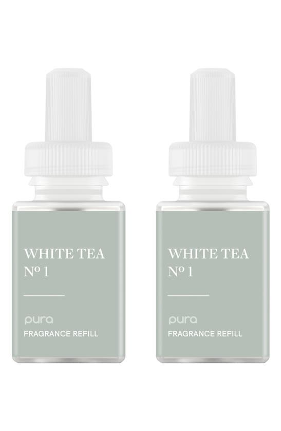 Pura 2-pack Diffuser Fragrance Refills In White Tea No 1