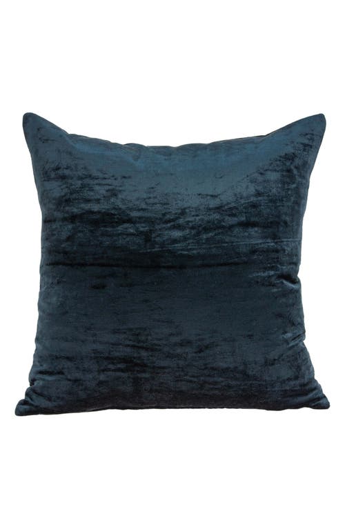 Parkland Collection Kyan Square Transitional Throw Pillow In Dark Blue