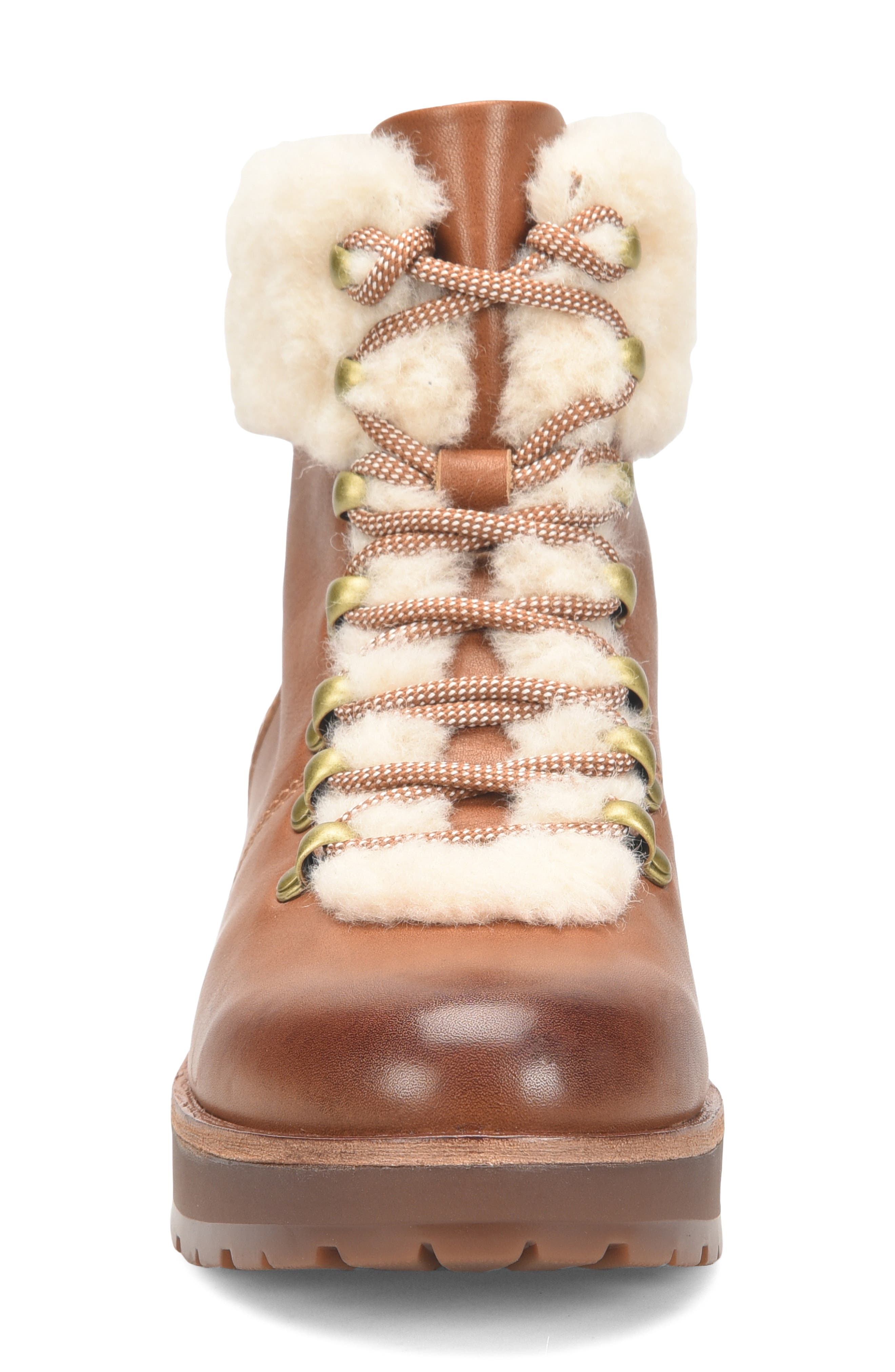 KorkEase® Winslet Genuine Shearling Trim Bootie Nordstrom