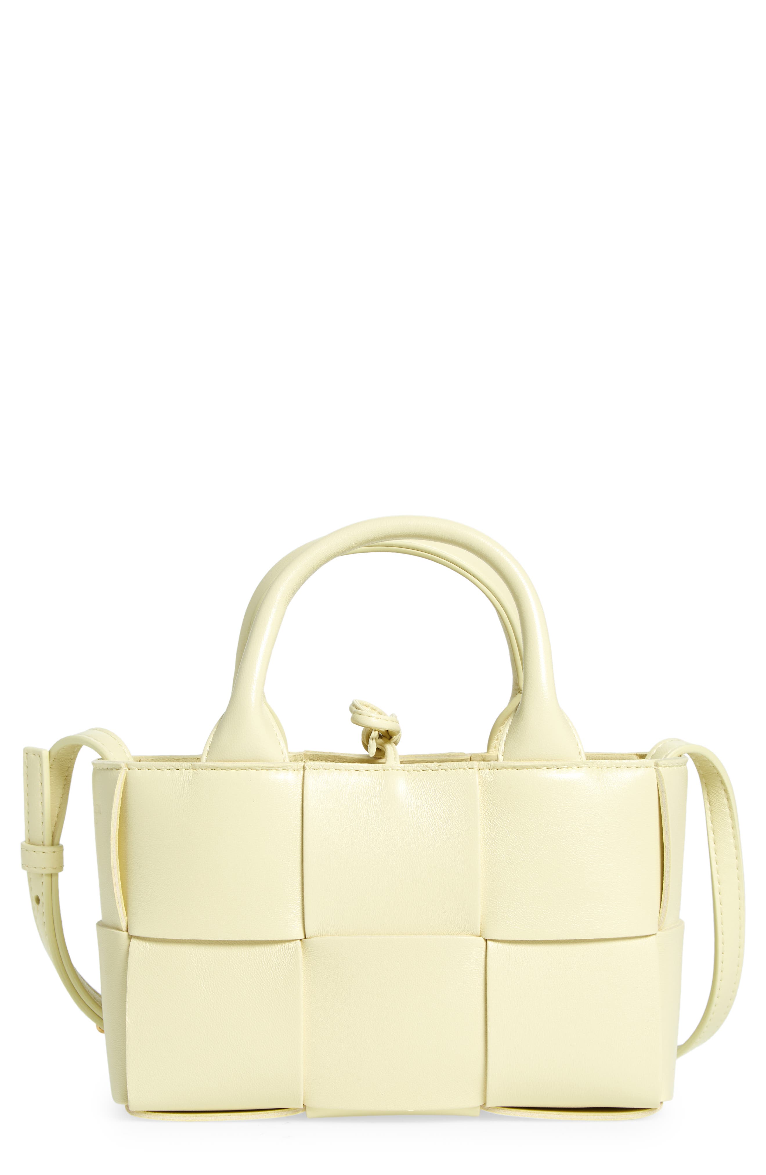 Bottega Veneta Acro mini bucket bag - Yellow