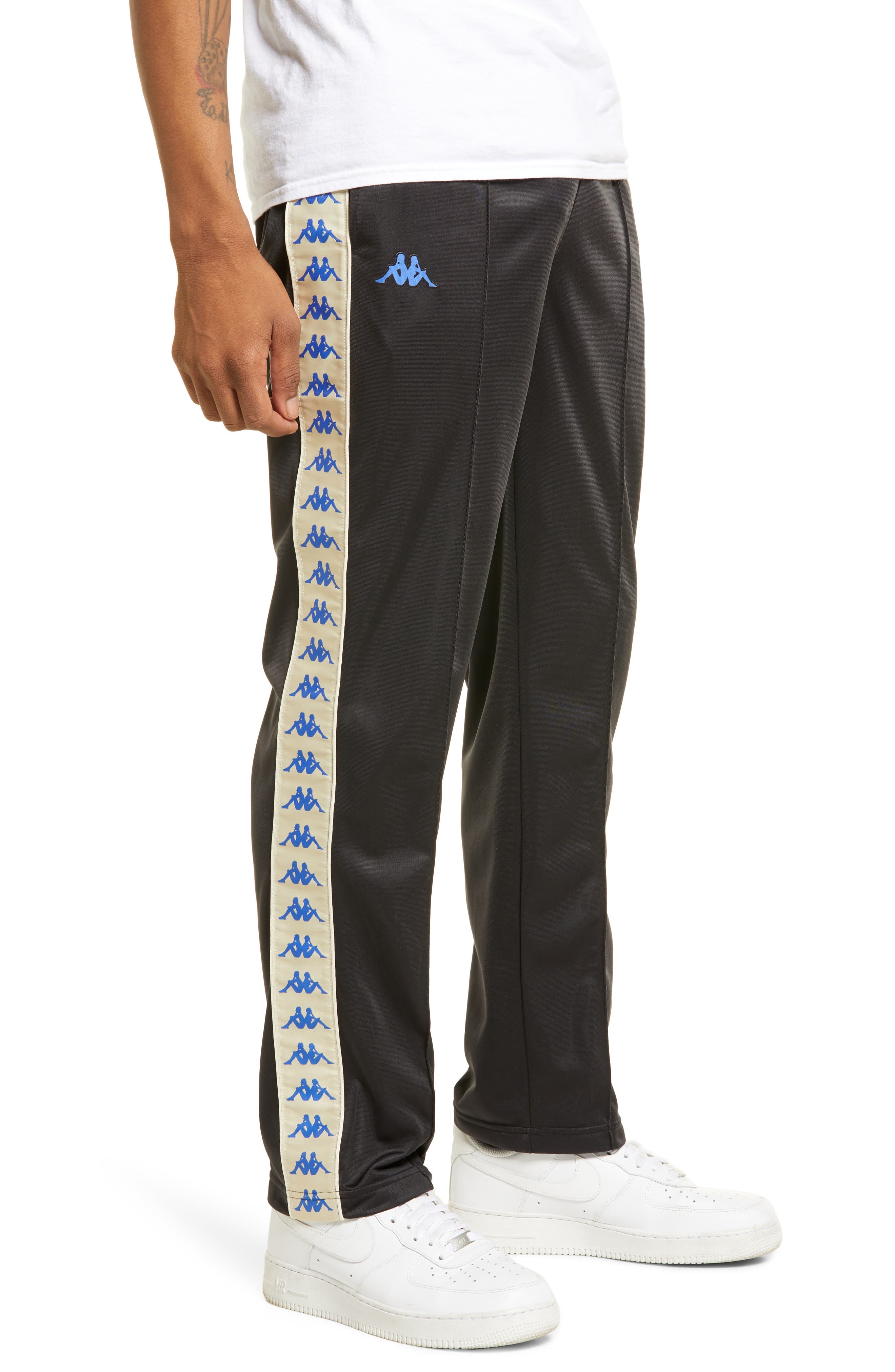 slim kappa track pants